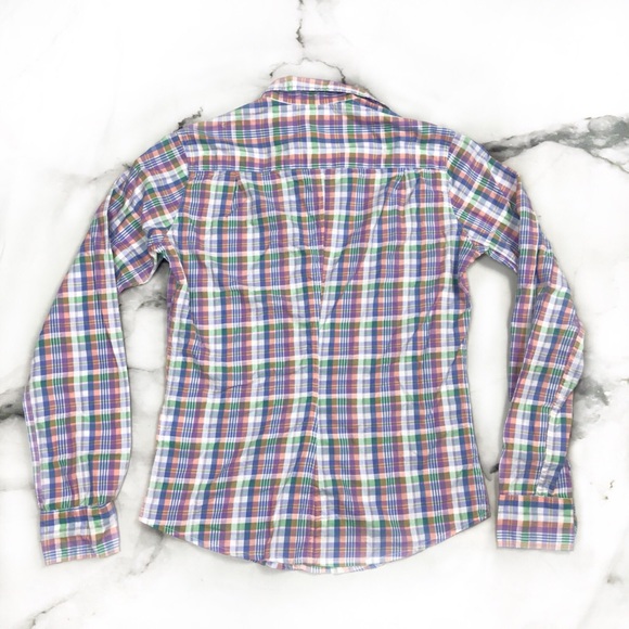 Frank & Eileen Barry Checkered Button Down Shirt - Picture 3 of 6